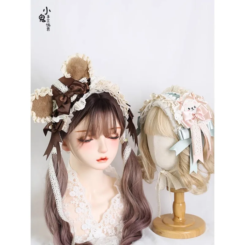 Original handmade bear headband small accessories small top hat sweet cute bear ear lolita flower hat
Original handmade bear headband small accessories small top hat sweet cute bear ear lolita flower hat