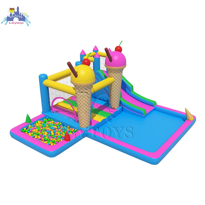 Commercial inflatable water slide ice scream kids slip pool inflatable water games
Commercial inflatable water slide ice scream kids slip pool inflatable water games