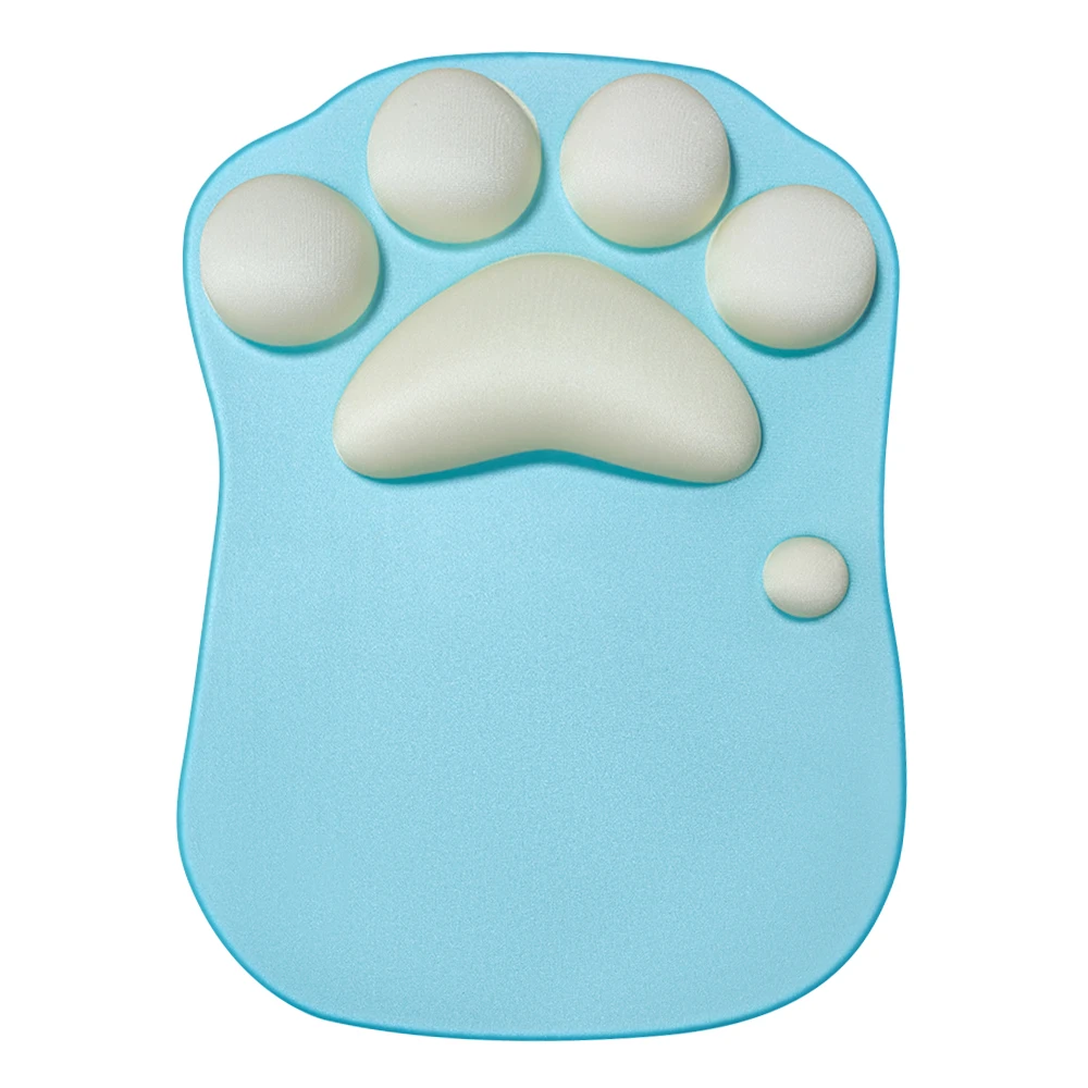 Cat's Paw Shape Cute Wrist Mouse Pad Silicone padding Skin-friendly fabric Ergonomic wrist protection Multi-color Available
Cat's Paw Shape Cute Wrist Mouse Pad Silicone padding Skin-friendly fabric Ergonomic wrist protection Multi-color Available
