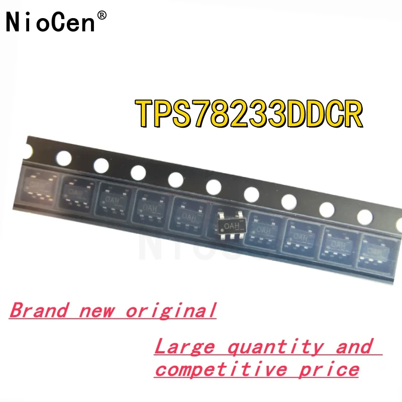 (10pcs)Original genuine TPS78233DDCR SOT23-5 3.3V 150mA linear regulator chip
(10pcs)Original genuine TPS78233DDCR SOT23-5 3.3V 150mA linear regulator chip