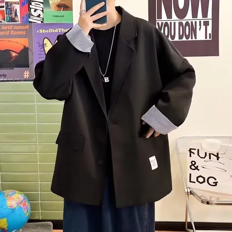 Модный темпераментный костюм, новый модный ленивый художественный тренд, универсальный минималистичный Harajuku 
Модный темпераментный костюм, новый модный ленивый художественный тренд, универсальный минималистичный Harajuku