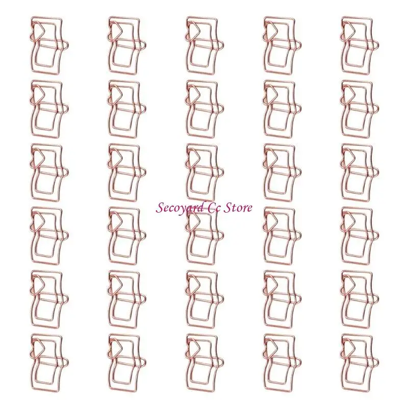 N3UC 30Pcs Book Paper Clips Metal Paper Clip Small Book Marker Clips Decorative Paper File Clamp for Office School Supplies
N3UC 30Pcs Book Paper Clips Metal Paper Clip Small Book Marker Clips Decorative Paper File Clamp for Office School Supplies