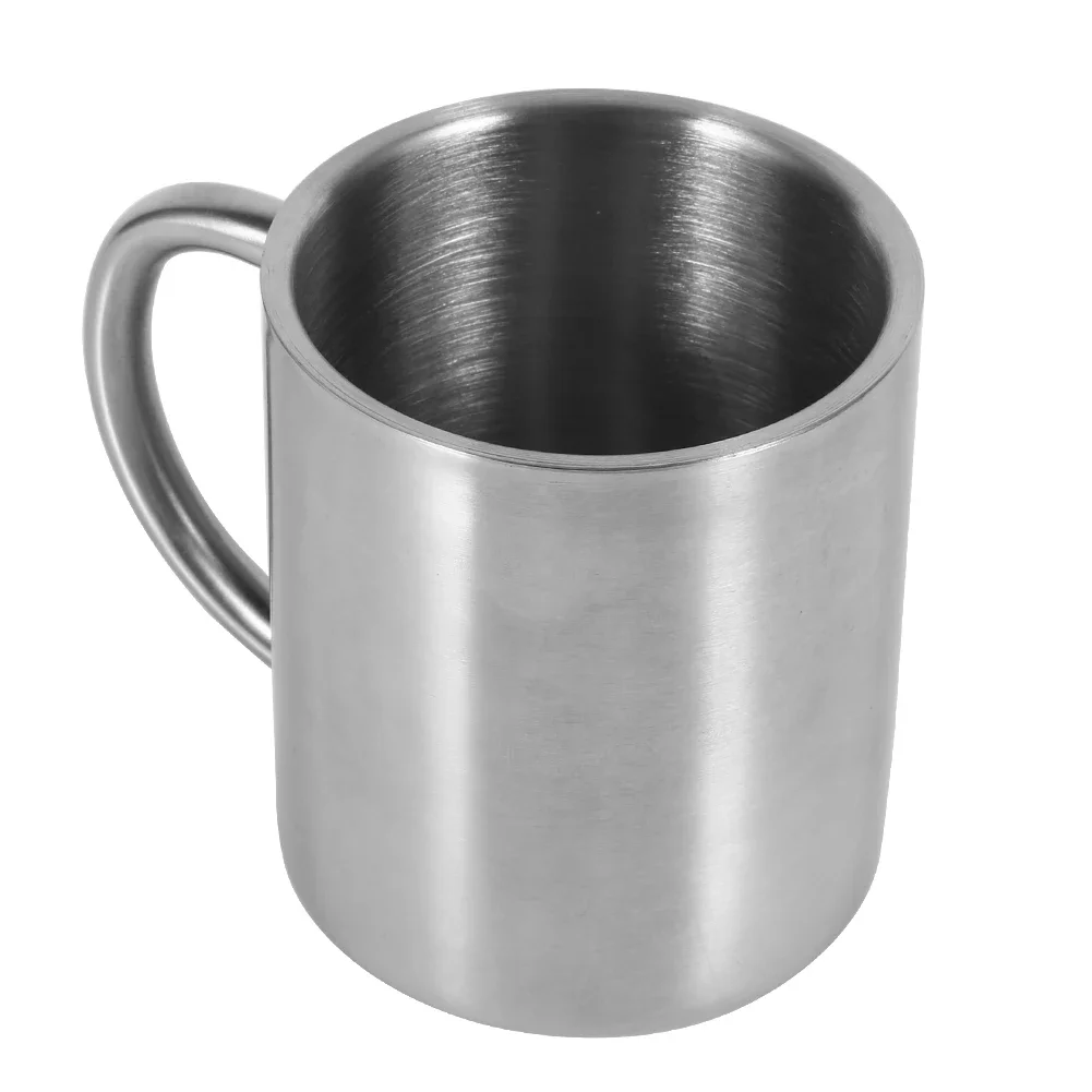 220ML Double Wall Stainless Steel Coffee Mug Portable Cup Travel Camping Tumbler Jug Coffee Tea Milk Cups Office Water Mugs
220ML Double Wall Stainless Steel Coffee Mug Portable Cup Travel Camping Tumbler Jug Coffee Tea Milk Cups Office Water Mugs