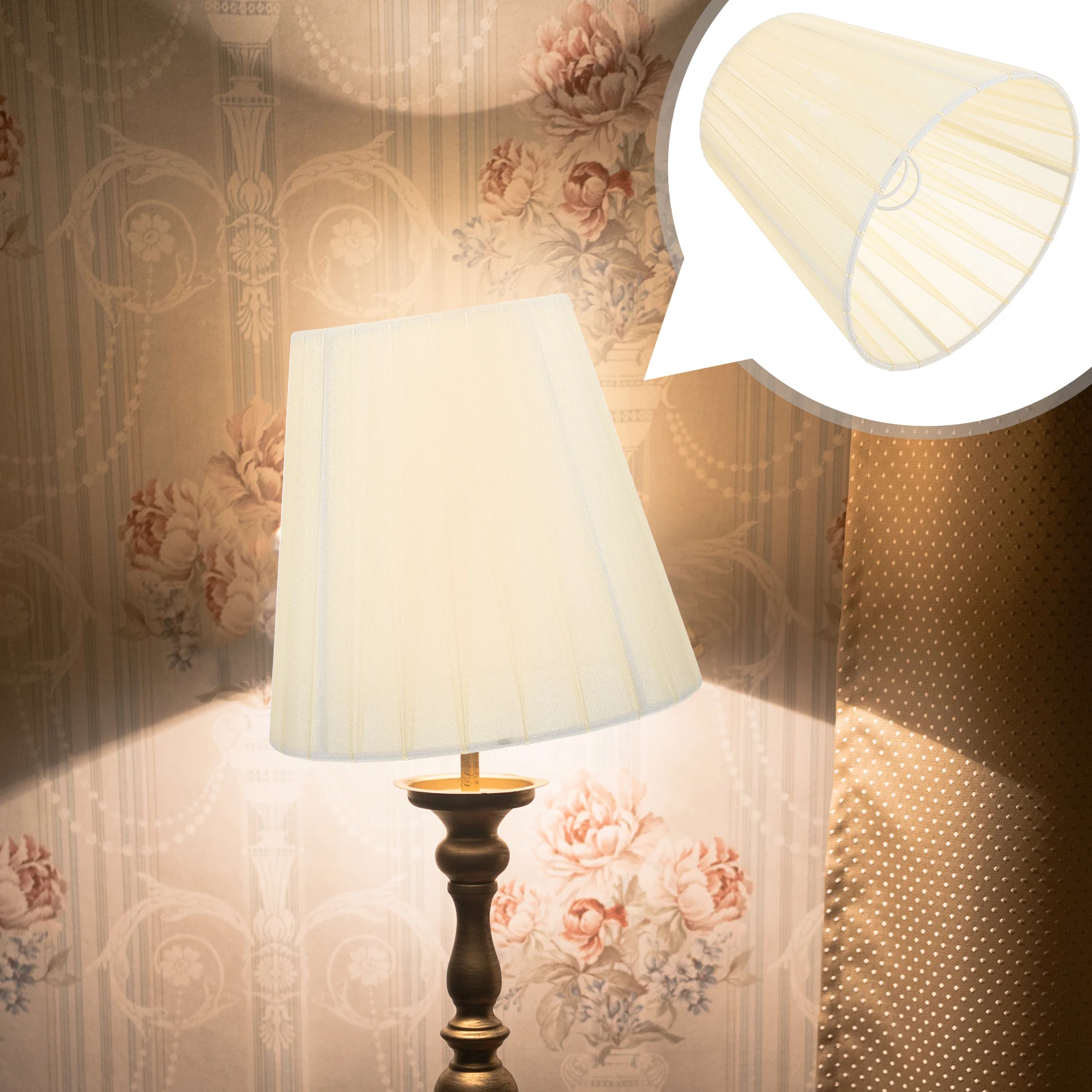 Lamp Shade for Hanging Light Clip Bulb Lampshade Translucent Shades Cover Fabric Pleat
Lamp Shade for Hanging Light Clip Bulb Lampshade Translucent Shades Cover Fabric Pleat