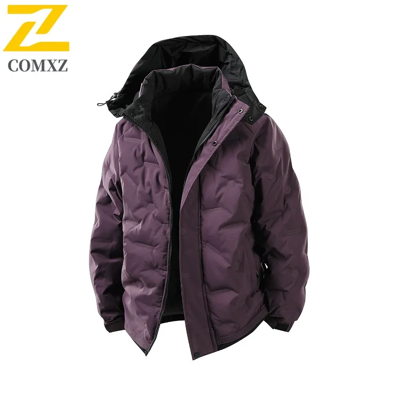 COMXZ Мужское парковое пальто с капюшоном Высокое качество Новая универсальная уличная лыжная дорожная хлопковая стеганая куртка Кемпинг Модная зимняя куртка
COMXZ Мужское парковое пальто с капюшоном Высокое качество Новая универсальная уличная лыжная дорожная хлопковая стеганая куртка Кемпинг Модная зимняя куртка