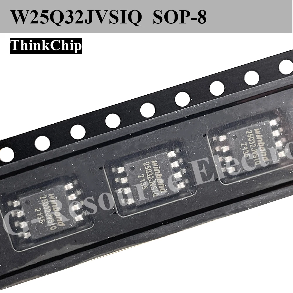 (10pcs) W25Q32JVSIQ (Marking 25Q32JVSIQ) SOP-8 32Mb SPI Flash 133MHz W25Q32
(10pcs) W25Q32JVSIQ (Marking 25Q32JVSIQ) SOP-8 32Mb SPI Flash 133MHz W25Q32