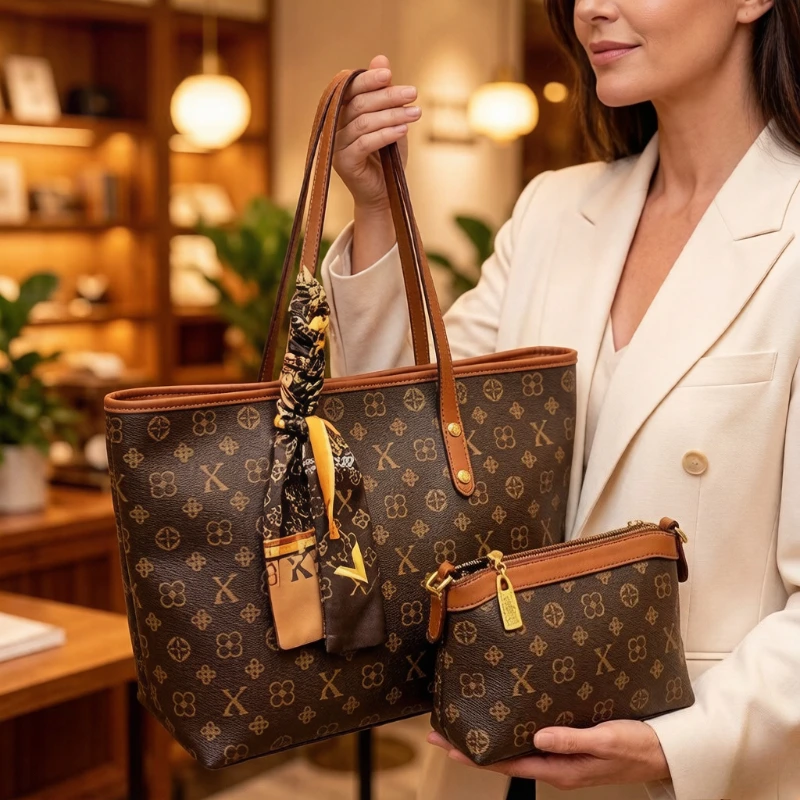 Premium Leather Women's Crossbody Bag By Famous Designer - Classic Elegant Shoulder Bag For Stylish Ladies Luxury Brand
Premium Leather Women's Crossbody Bag By Famous Designer - Classic Elegant Shoulder Bag For Stylish Ladies Luxury Brand