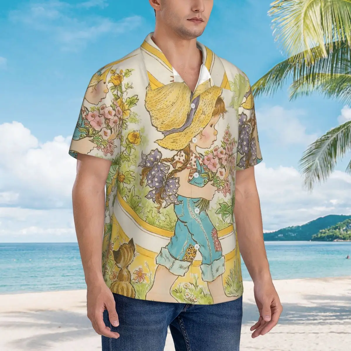 Sarah Kay Girl Hawaiian Shirts Casual Men Short Sleeve Shirt for Summer Beach Men's Button Tops
Sarah Kay Girl Hawaiian Shirts Casual Men Short Sleeve Shirt for Summer Beach Men's Button Tops