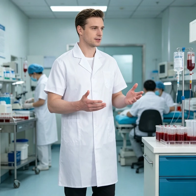 Experimental White Coat, Doctor's Work Uniform, Training Uniform, Food Factory, Beauty Salon, General Medical Equipment
Experimental White Coat, Doctor's Work Uniform, Training Uniform, Food Factory, Beauty Salon, General Medical Equipment