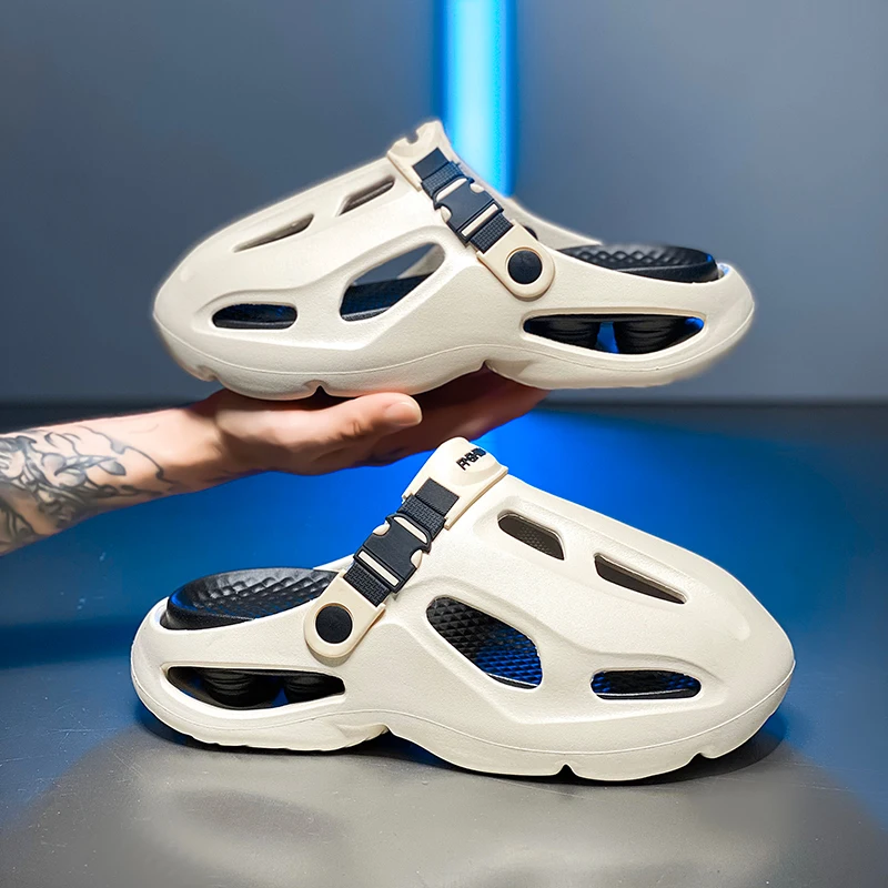 Casual Men's Summer 2026 Thick Bottom Anti-slip Wear-resistant Outdoor Driving Sport Slippers Fashionable Hole Hole Beach Shoes
Casual Men's Summer 2026 Thick Bottom Anti-slip Wear-resistant Outdoor Driving Sport Slippers Fashionable Hole Hole Beach Shoes