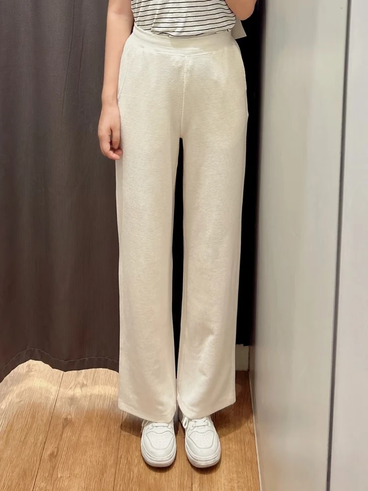 Casual High Waist Elastic Loose Straight Leg Pants Women's High Elasticity Comfortable Long Trousers URHMBMK 2025 Autumn Fashion
Casual High Waist Elastic Loose Straight Leg Pants Women's High Elasticity Comfortable Long Trousers URHMBMK 2025 Autumn Fashion