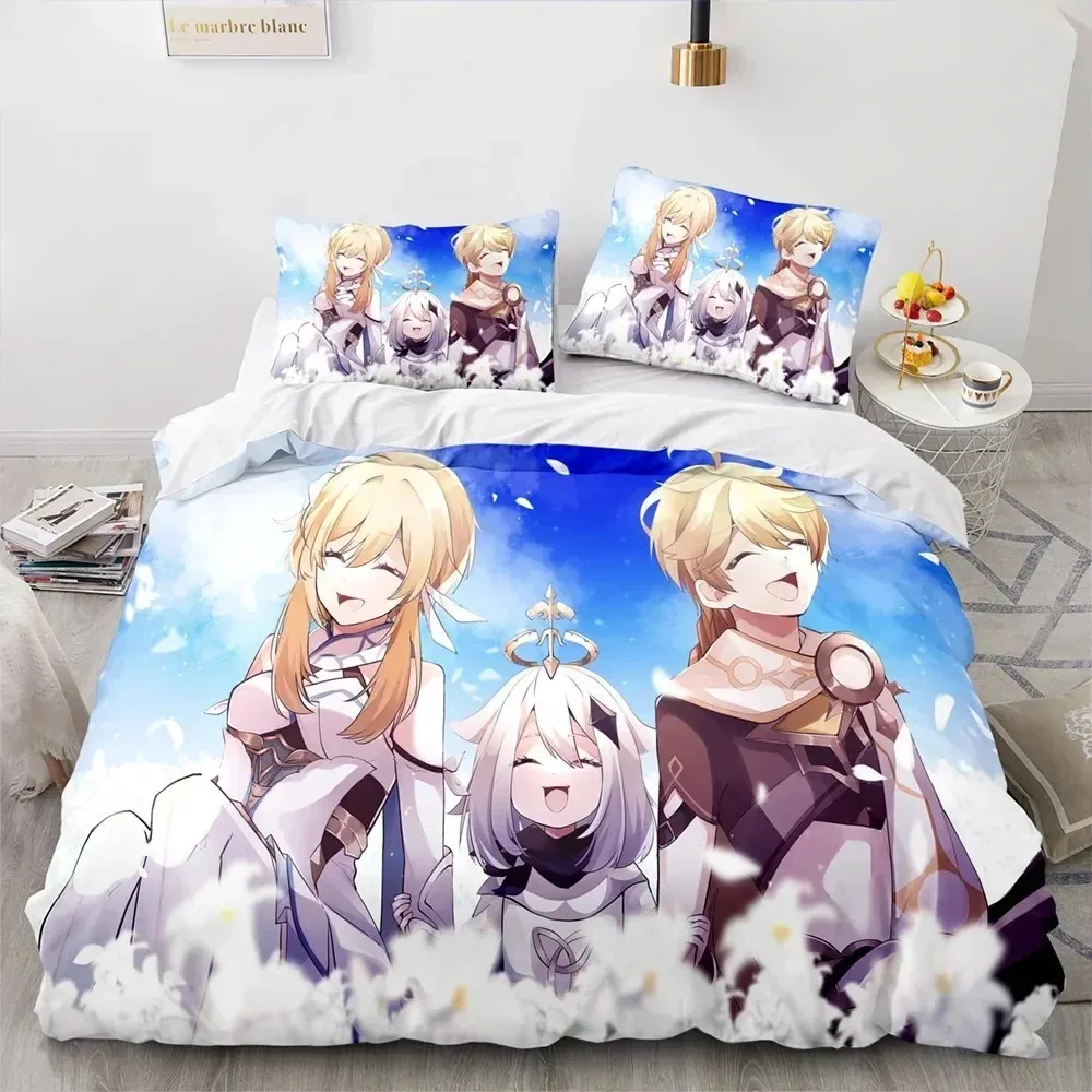 Anime Genshin Impact Bedding Set Boys Girls Twin Queen Size Duvet Cover Pillowcase Bed Kids Fashion Home Textileextile
Anime Genshin Impact Bedding Set Boys Girls Twin Queen Size Duvet Cover Pillowcase Bed Kids Fashion Home Textileextile