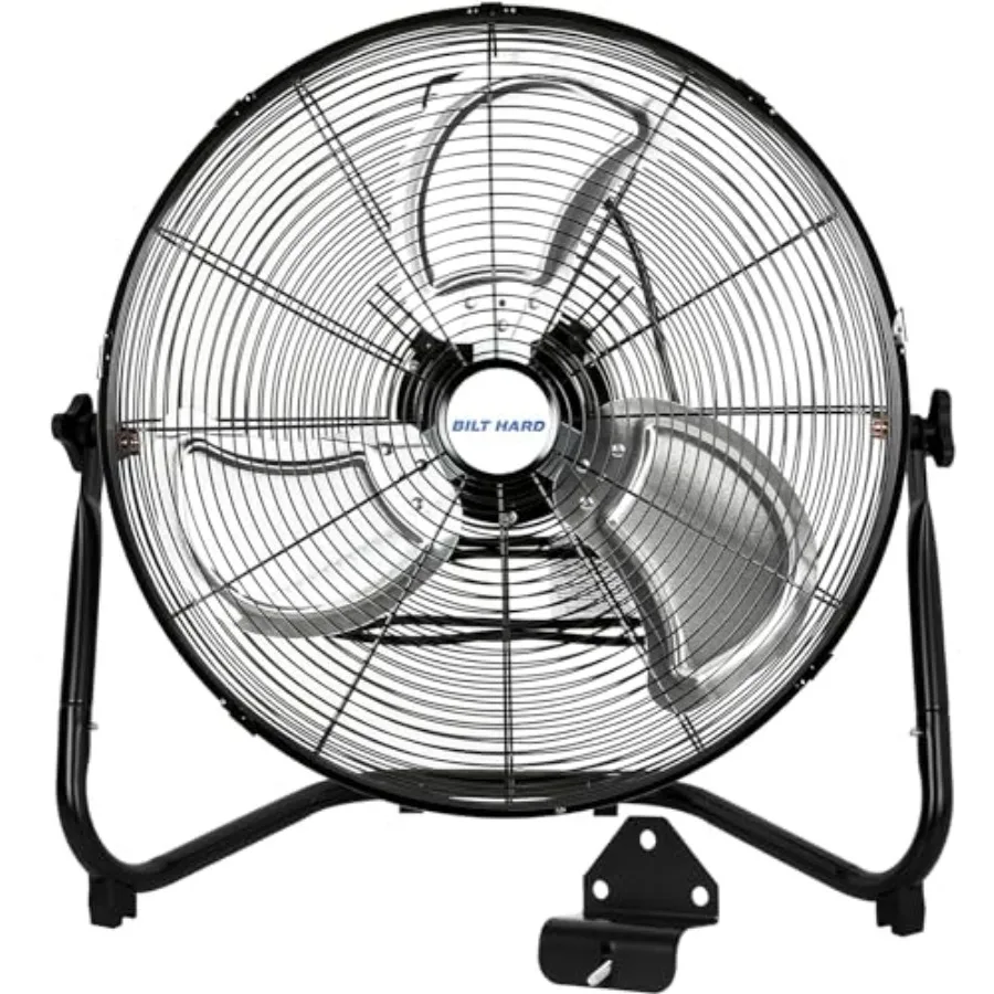 4650 CFM 20" High Velocity Floor Fan, 3-Speed Heavy Duty Metal Fan with Wall-Mounting System, Industrial Shop Fan for Commercia
4650 CFM 20" High Velocity Floor Fan, 3-Speed Heavy Duty Metal Fan with Wall-Mounting System, Industrial Shop Fan for Commercia