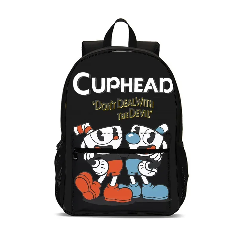 Cuphead Kids Cartoon Mochila 47cm/18.5inch Large Capacity Backpack School Supplies School Bag for Boys Girls Best Gift
Cuphead Kids Cartoon Mochila 47cm/18.5inch Large Capacity Backpack School Supplies School Bag for Boys Girls Best Gift
