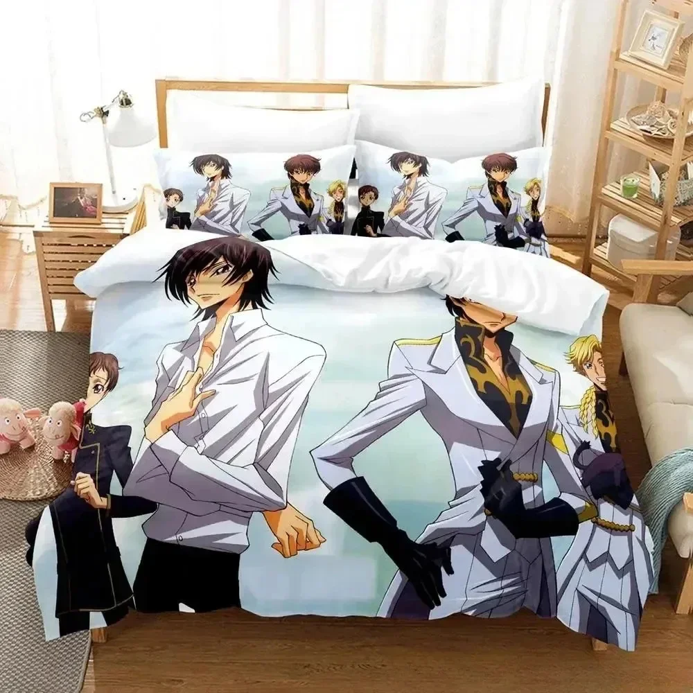 Home Living CODE GEASS 3D NEW Duvet Cover Pillowcase Bedding Set Adult Boy Girl Bedroom Decoration Children Single Double Large
Home Living CODE GEASS 3D NEW Duvet Cover Pillowcase Bedding Set Adult Boy Girl Bedroom Decoration Children Single Double Large