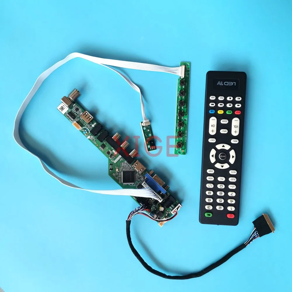 For LTN116AT04-L01 LTN116AT06-402 Controller Driver Board 1366x768 11.6" Laptop Matrix TV Analog LVDS 40 Pin USB+AV+VGA+HDMI Kit
For LTN116AT04-L01 LTN116AT06-402 Controller Driver Board 1366x768 11.6" Laptop Matrix TV Analog LVDS 40 Pin USB+AV+VGA+HDMI Kit