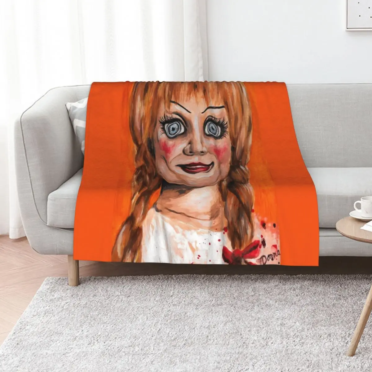 Annabelle Horror Doll Throw Blanket Luxurious Soft Fuzzy Blanket for Sofa Bed
Annabelle Horror Doll Throw Blanket Luxurious Soft Fuzzy Blanket for Sofa Bed