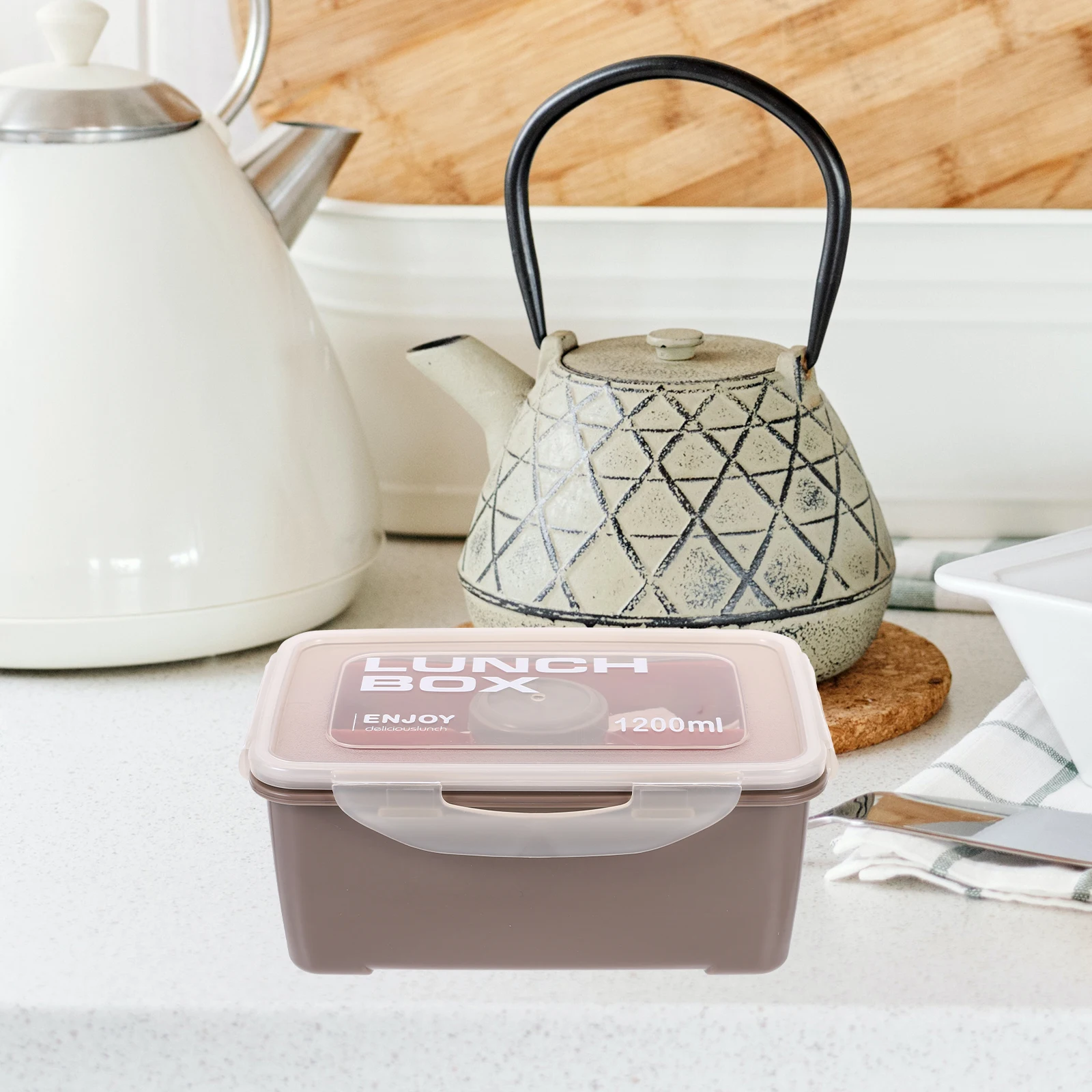 1 шт. портативный герметичный ланч-бокс Bento для микроволновой печи с отделениями, контейнер для еды для офиса, уличный легкий пластик 
1 шт. портативный герметичный ланч-бокс Bento для микроволновой печи с отделениями, контейнер для еды для офиса, уличный легкий пластик