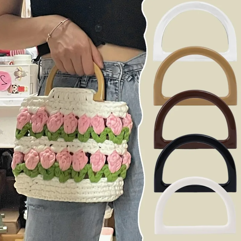 D-shaped Bag Handle Resin Replacement Diy Handbag Purse Frame Making Bag Round Unique Fashion Bag Accessories for Women Shopping
D-shaped Bag Handle Resin Replacement Diy Handbag Purse Frame Making Bag Round Unique Fashion Bag Accessories for Women Shopping