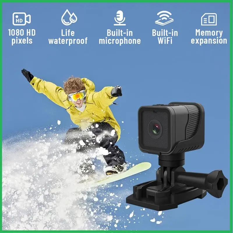 Экшн-камера Wi-Fi, мини-портативная спортивная камера 1080P HD, экшн-камера Wi-Fi с точкой доступа и микрофоном, расширение карты 256G
Экшн-камера Wi-Fi, мини-портативная спортивная камера 1080P HD, экшн-камера Wi-Fi с точкой доступа и микрофоном, расширение карты 256G