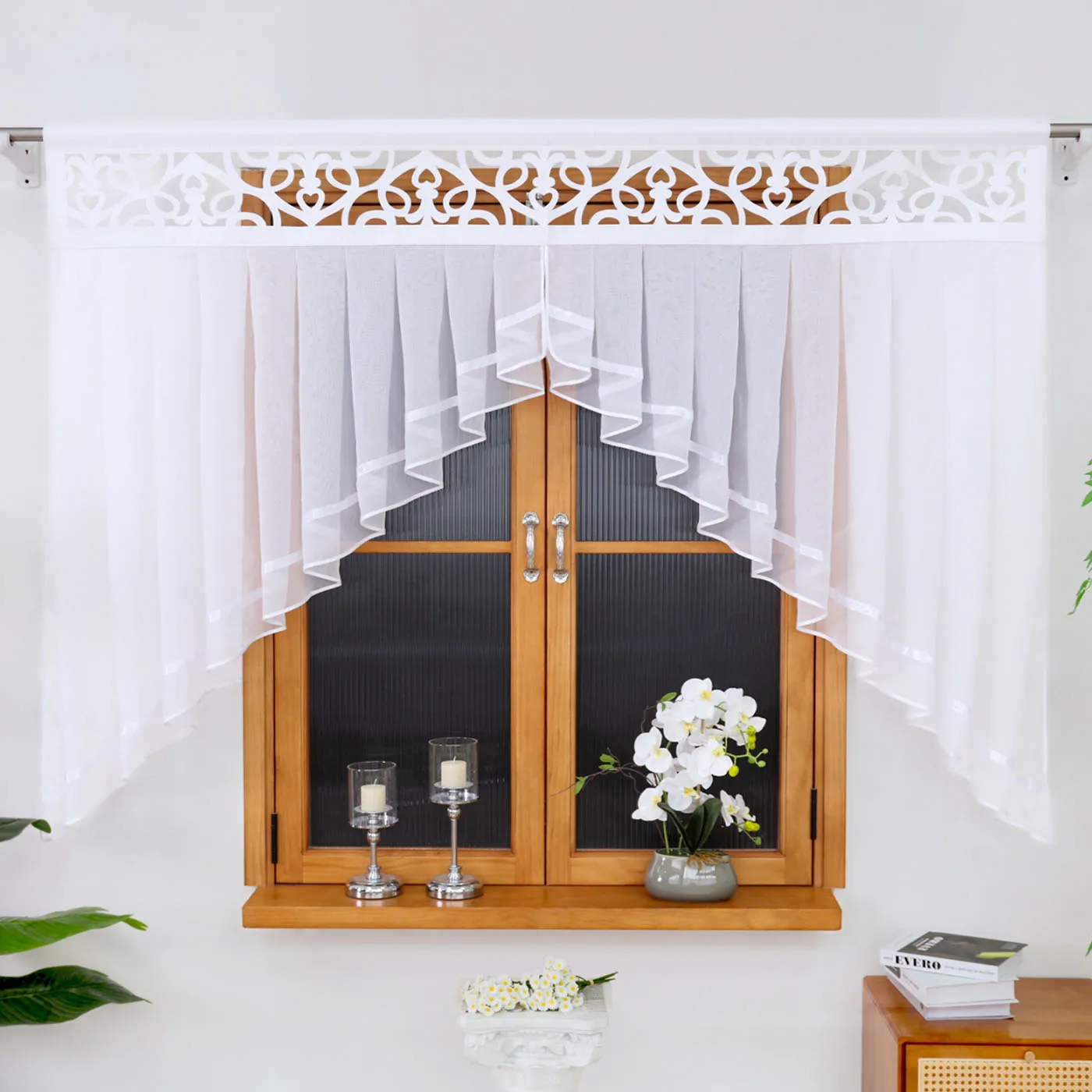 1PC Luxury Style Sheer Curtains with Hollow Panel Lightweight Breathable Drapes for Wedding Kids Room Festivals Decoration
1PC Luxury Style Sheer Curtains with Hollow Panel Lightweight Breathable Drapes for Wedding Kids Room Festivals Decoration