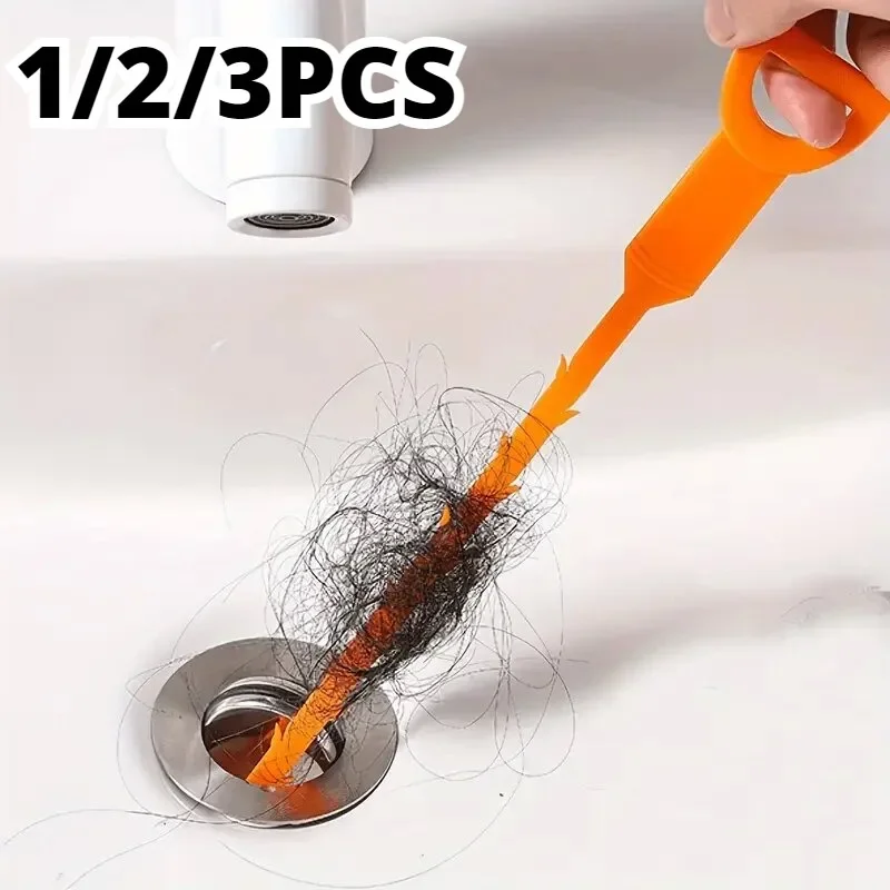 1/2/3PCS Sewer Unclogger Kitchen Bathroom Sink Toilet Drain Pipe Reusable Flexible Handle Garbage Clogged Hair Unclogging Tool
1/2/3PCS Sewer Unclogger Kitchen Bathroom Sink Toilet Drain Pipe Reusable Flexible Handle Garbage Clogged Hair Unclogging Tool