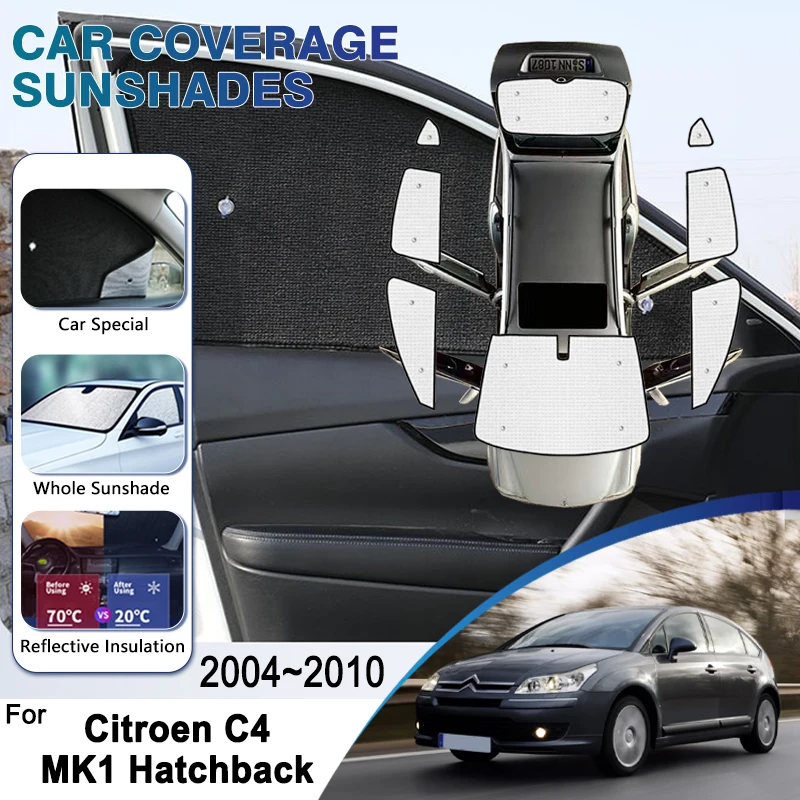 Anti-UV Car Windows Shading For Citroen C4 MK1 Hatchback 2004~2010 2008 2009 Sun Protection Windshield Visor Windows Accessories
Anti-UV Car Windows Shading For Citroen C4 MK1 Hatchback 2004~2010 2008 2009 Sun Protection Windshield Visor Windows Accessories
