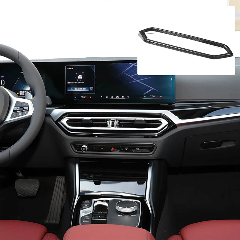Для BMW 3 серии G20 2023-2024: Декоративная накладка из настоящего карбона на рамку воздуховода центральной консоли, защитные аксессуары
Для BMW 3 серии G20 2023-2024: Декоративная накладка из настоящего карбона на рамку воздуховода центральной консоли, защитные аксессуары