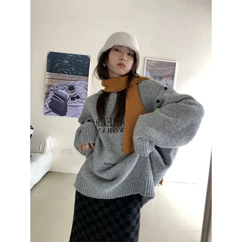 Streetwear Hollow Out Sweater Women Y2K Off Shoulder Oversized Knitted Pullovers Harajuku Print Knitwear Korean Jumper Tops New
Streetwear Hollow Out Sweater Women Y2K Off Shoulder Oversized Knitted Pullovers Harajuku Print Knitwear Korean Jumper Tops New