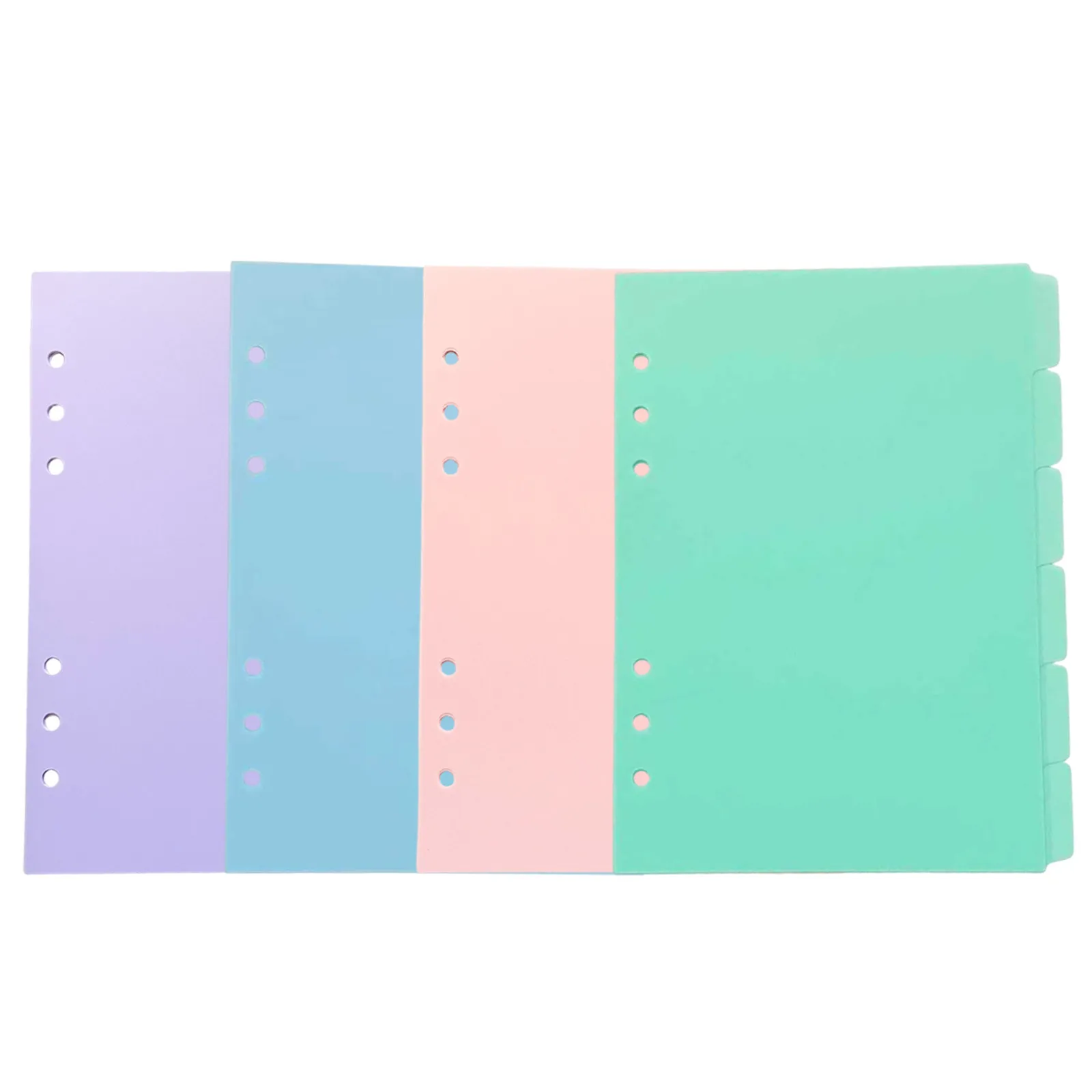 4Sets Plastic Binder Index Dividers Non-Tear Flexible Writable Tabs Loose Leaf 6 Hole Ring Binder Home School Office
4Sets Plastic Binder Index Dividers Non-Tear Flexible Writable Tabs Loose Leaf 6 Hole Ring Binder Home School Office