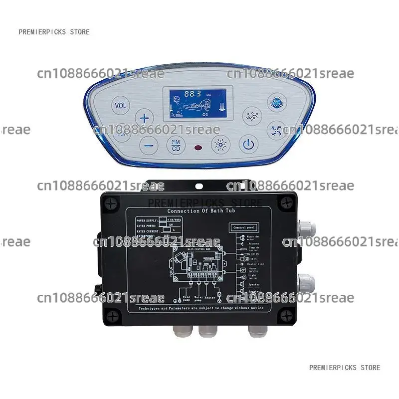 Industrial-Grade Smart Bathtub Control Panel with Ozone Disinfection Thermostatic Pump Controller Waterproof Spa System
Industrial-Grade Smart Bathtub Control Panel with Ozone Disinfection Thermostatic Pump Controller Waterproof Spa System