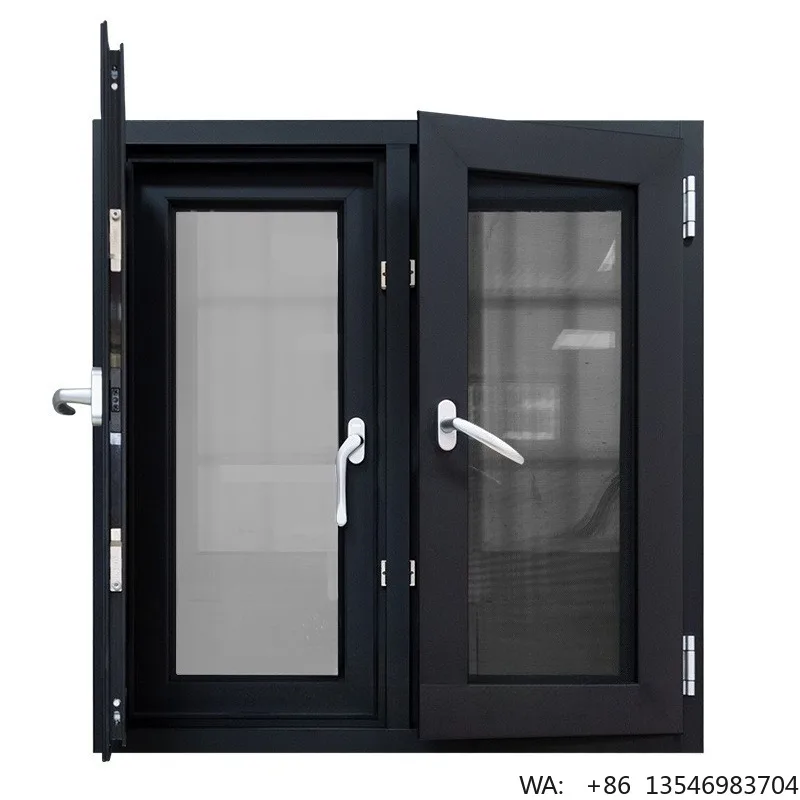 Thermal Break Aluminum Frame Double Glazed Window Casement Windows
Thermal Break Aluminum Frame Double Glazed Window Casement Windows