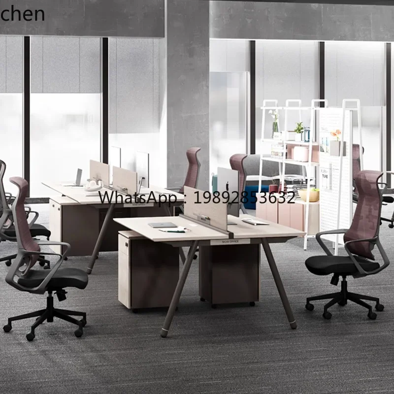 DSA Fashionable Light Luxury Staff Office Desk and Chair Set Simple Modern Office Furniture Company Work Station
DSA Fashionable Light Luxury Staff Office Desk and Chair Set Simple Modern Office Furniture Company Work Station