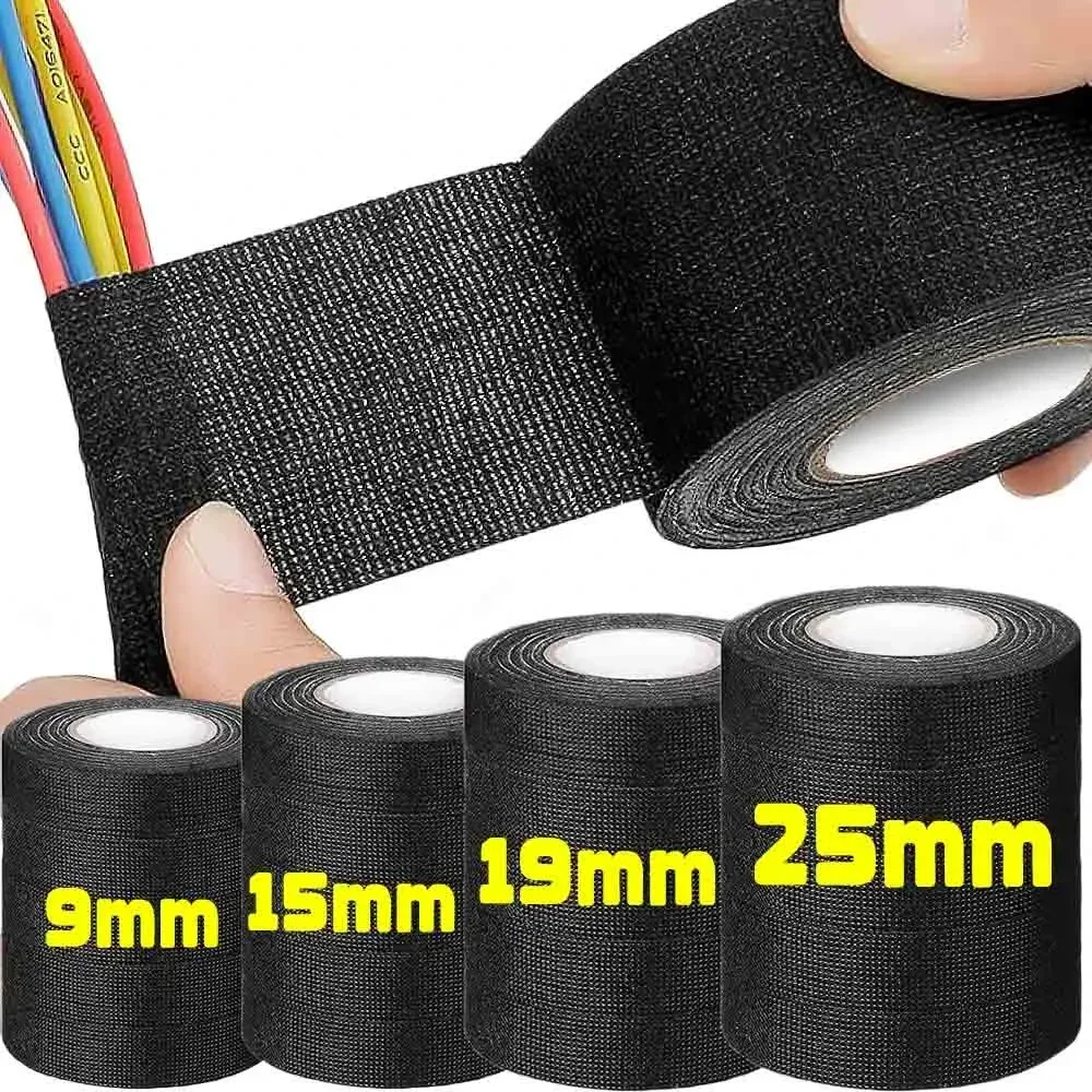 Electrical Tape Heat-resistant Harness Bundle Insulation Auto Wiring Fabric Cloth Wrap Waterproof Cable Organizer Adhesive Tapes
Electrical Tape Heat-resistant Harness Bundle Insulation Auto Wiring Fabric Cloth Wrap Waterproof Cable Organizer Adhesive Tapes