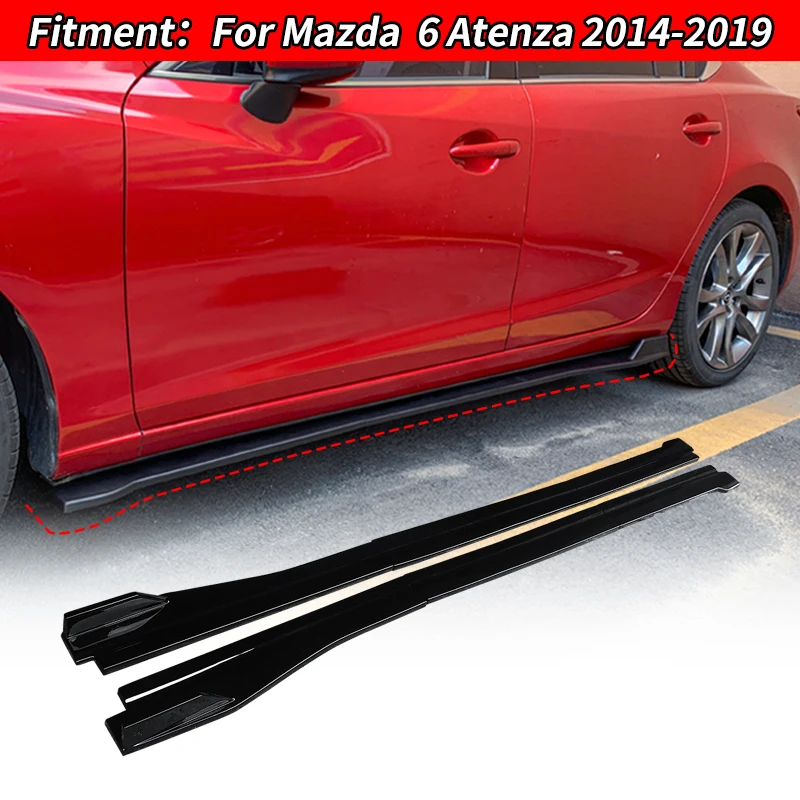 Gloss Black Side Skirt Extension Splitters Winglet Bumper Lip Protector For Mazda6 Atenza 2014-2019 Car Exterior Refit Styling
Gloss Black Side Skirt Extension Splitters Winglet Bumper Lip Protector For Mazda6 Atenza 2014-2019 Car Exterior Refit Styling