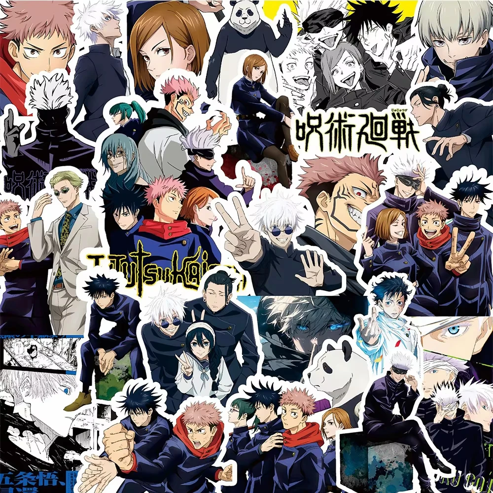 80pcs Cartoon Jujutsu Kaisen Anime Stickers Waterproof Decals Car Motorcycle Luggage Helmet Cool Sticker for Kids Classics Toy
80pcs Cartoon Jujutsu Kaisen Anime Stickers Waterproof Decals Car Motorcycle Luggage Helmet Cool Sticker for Kids Classics Toy