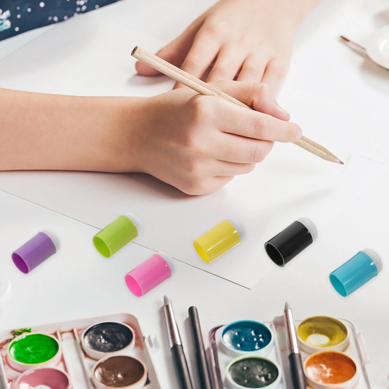 Finger Sponge Kids Painting Drawing Dauber Reusable Easy Wash Art Craft Stenciling Daubers For Stamping Wooden Surface
Finger Sponge Kids Painting Drawing Dauber Reusable Easy Wash Art Craft Stenciling Daubers For Stamping Wooden Surface