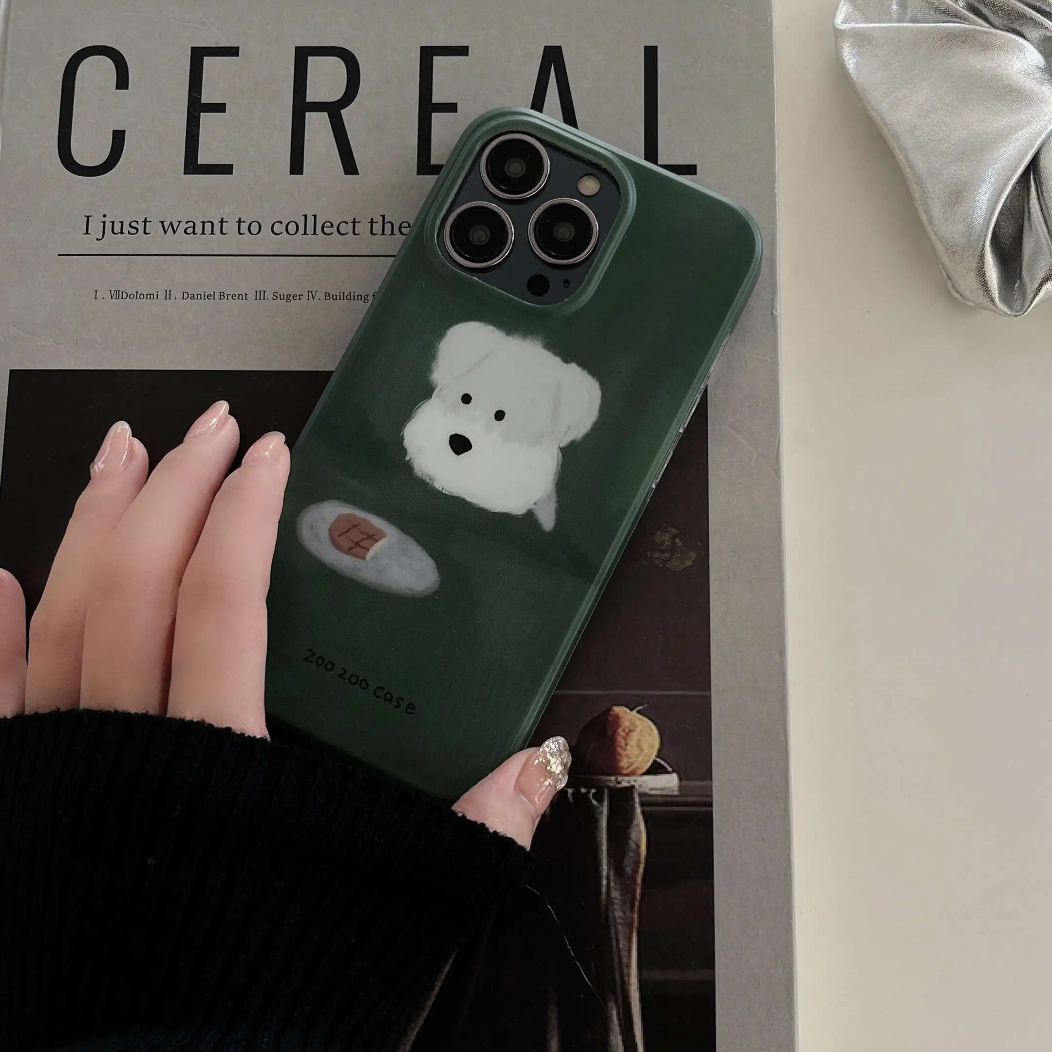 Cartoon Puppy in Green Phone Case For iPhone 15 14 13 12 11 Pro Max Bumper Shockproof Silicone Back Soft Cover Fundas
Cartoon Puppy in Green Phone Case For iPhone 15 14 13 12 11 Pro Max Bumper Shockproof Silicone Back Soft Cover Fundas