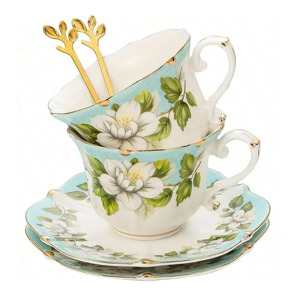 Roses Bone China Tea Cup And Saucer Set, 3 Pieces, Vintage Style, Women And Tea PartiesQH, 1 Set
Roses Bone China Tea Cup And Saucer Set, 3 Pieces, Vintage Style, Women And Tea PartiesQH, 1 Set