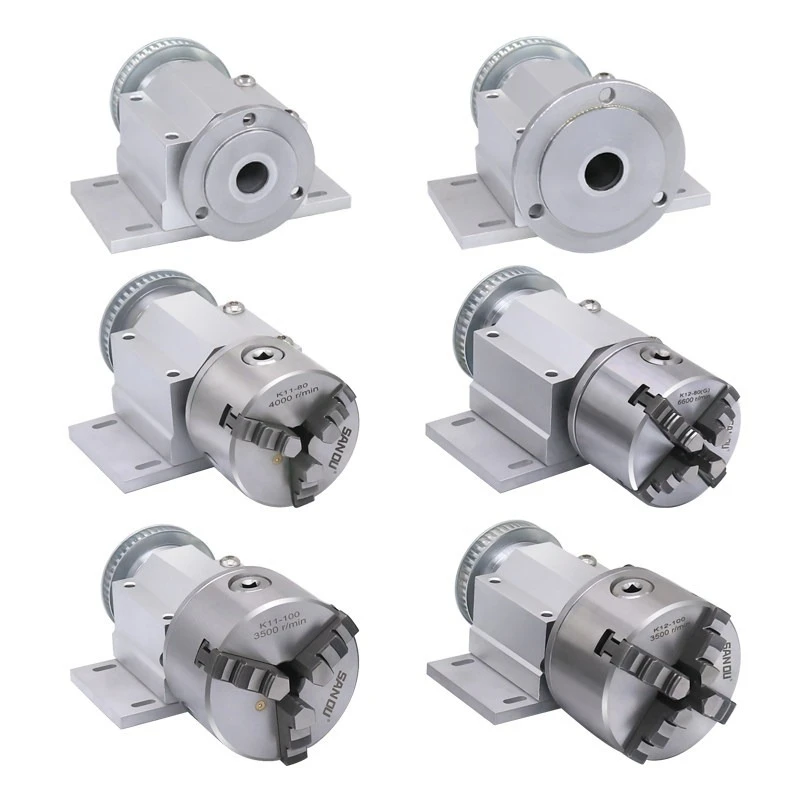 Micro lathe chuck spindle assembly 80 four-jaw woodworking DIY bead machine 100 three-jaw self-centering through hole chuck
Micro lathe chuck spindle assembly 80 four-jaw woodworking DIY bead machine 100 three-jaw self-centering through hole chuck