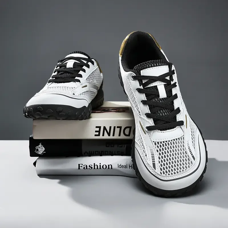 Men's plus size wide toe shoes, Dexin shoes, anti slip rubber soles, barefoot casual sports shoes, couple's style
Men's plus size wide toe shoes, Dexin shoes, anti slip rubber soles, barefoot casual sports shoes, couple's style