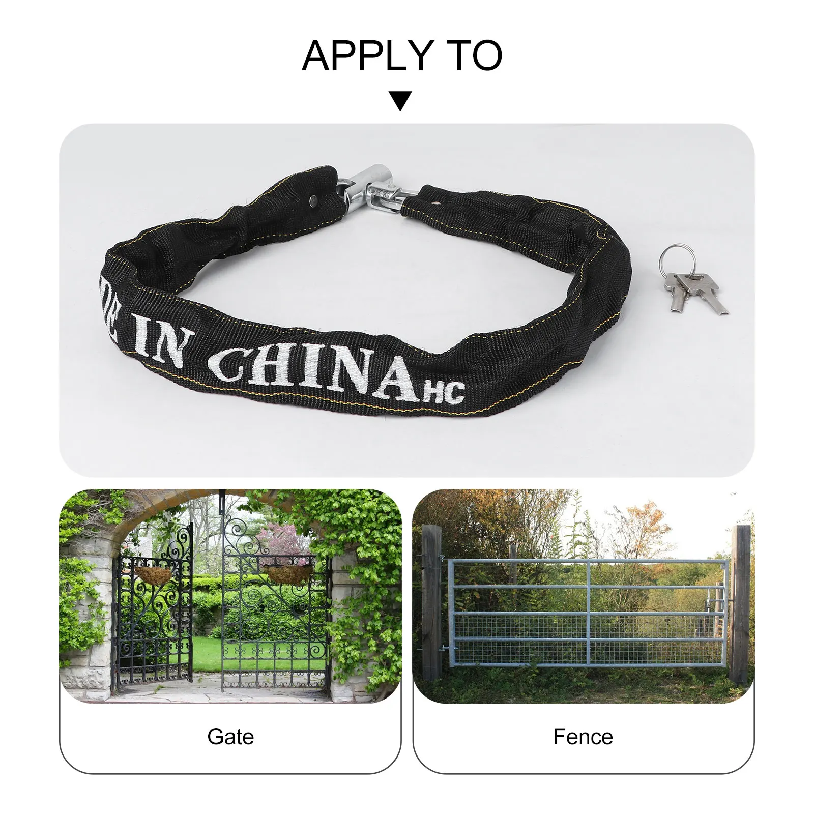 Sturdy Chain Lock For Bike Motorcycle Anti-Theft Security Heavy Duty Portable Bike Accessories Electrombile Locking Device
Sturdy Chain Lock For Bike Motorcycle Anti-Theft Security Heavy Duty Portable Bike Accessories Electrombile Locking Device