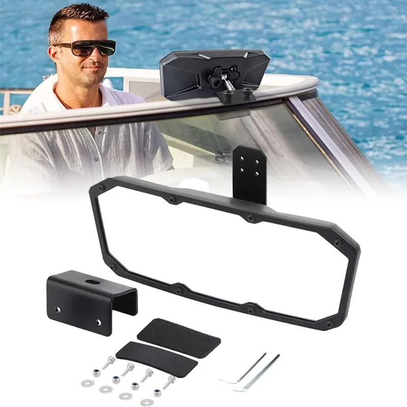 PWC Rear View Mirror Complete Set Hex Key Flocked Spacers Stainless Hardware 360° Adjustable For WaveRunner Sea Scooter
PWC Rear View Mirror Complete Set Hex Key Flocked Spacers Stainless Hardware 360° Adjustable For WaveRunner Sea Scooter