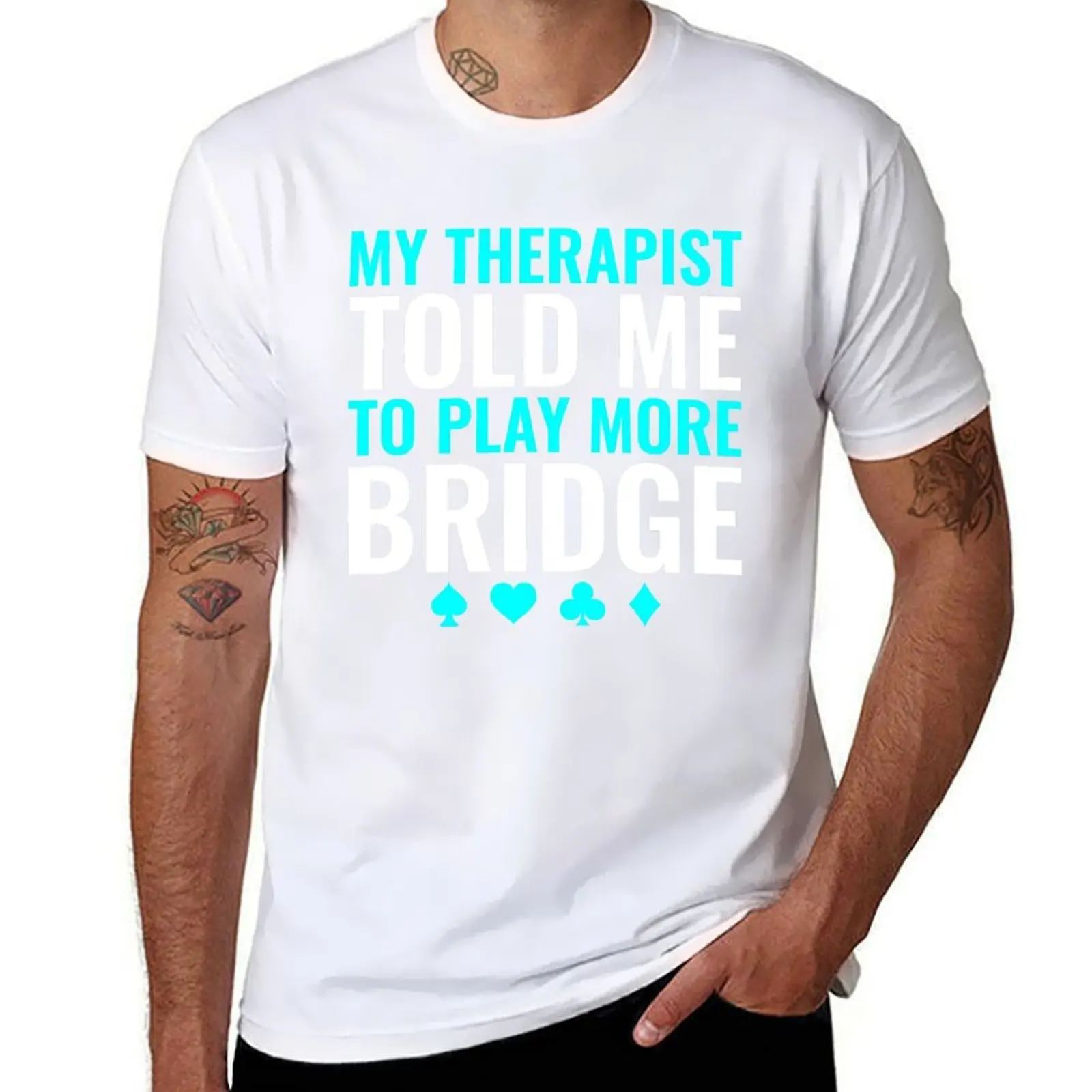 Play More Bridge Funny Bridge Player T-Shirt cotton t shirts man 100% anime t shirts oversize T-Shirt
Play More Bridge Funny Bridge Player T-Shirt cotton t shirts man 100% anime t shirts oversize T-Shirt
