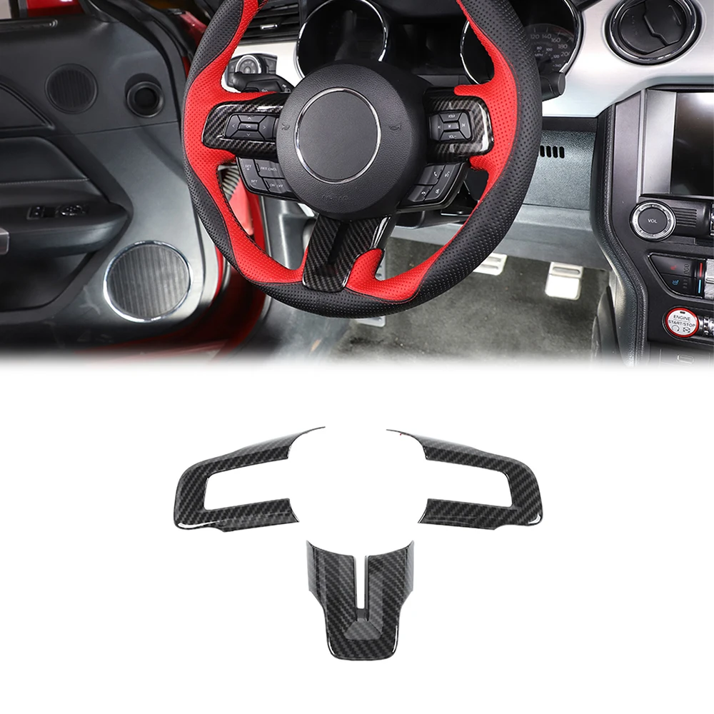Steering Wheel Cover Trim Decoration Decal for Ford Mustang 2015-2020 2021 2022 2023 Car Interior Accessories ABS Red Black
Steering Wheel Cover Trim Decoration Decal for Ford Mustang 2015-2020 2021 2022 2023 Car Interior Accessories ABS Red Black