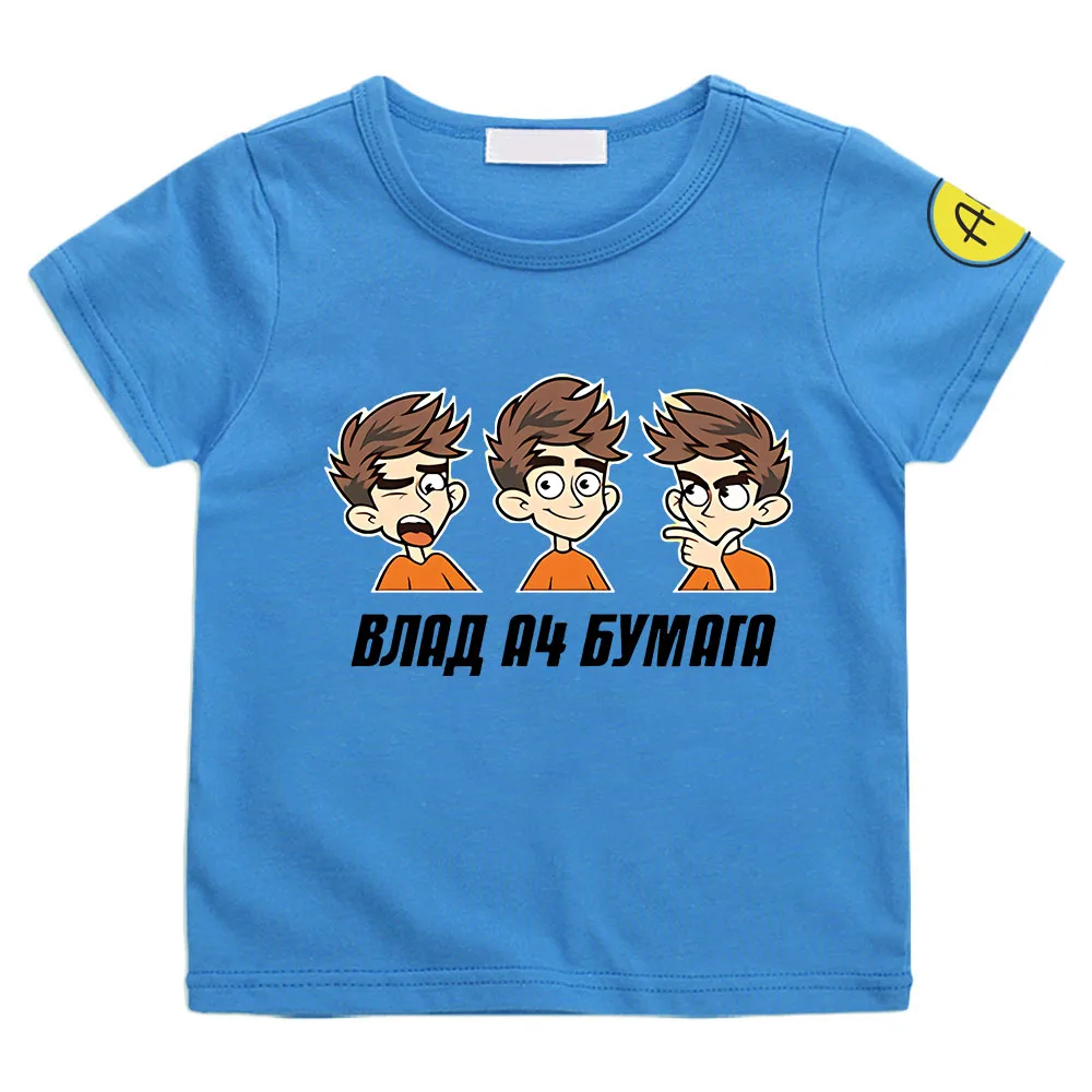 Рубашка A4 детская из 100% хлопка, Повседневная футболка с принтом Merch Vlad A4 для девочек и мальчиков, с графическим принтом, модные топы с коротким рукавом
Рубашка A4 детская из 100% хлопка, Повседневная футболка с принтом Merch Vlad A4 для девочек и мальчиков, с графическим принтом, модные топы с коротким рукавом