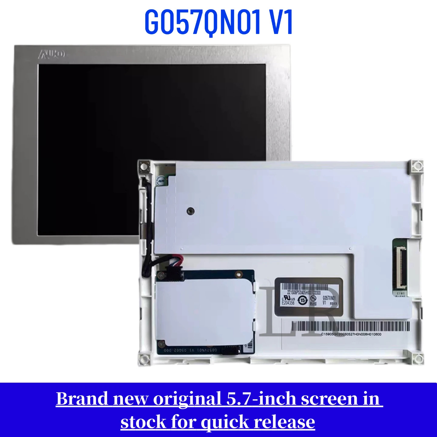Brand new original 5.7-inch G057QN01 V1 LCD screen
Brand new original 5.7-inch G057QN01 V1 LCD screen