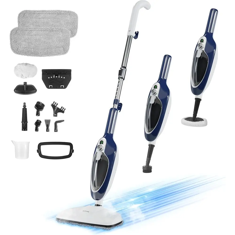 Steam Mop with Detachable Handheld Steamer All-in-one 11 Accories, 23t Power Cord,3-Level Steam,ast Heating Multipose Steam Clea
Steam Mop with Detachable Handheld Steamer All-in-one 11 Accories, 23t Power Cord,3-Level Steam,ast Heating Multipose Steam Clea