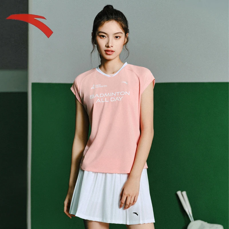 ANTA DINGYIN Badminton suit quick drying short sleeved ice silk skirt women's summer new breathable sportswear top
ANTA DINGYIN Badminton suit quick drying short sleeved ice silk skirt women's summer new breathable sportswear top