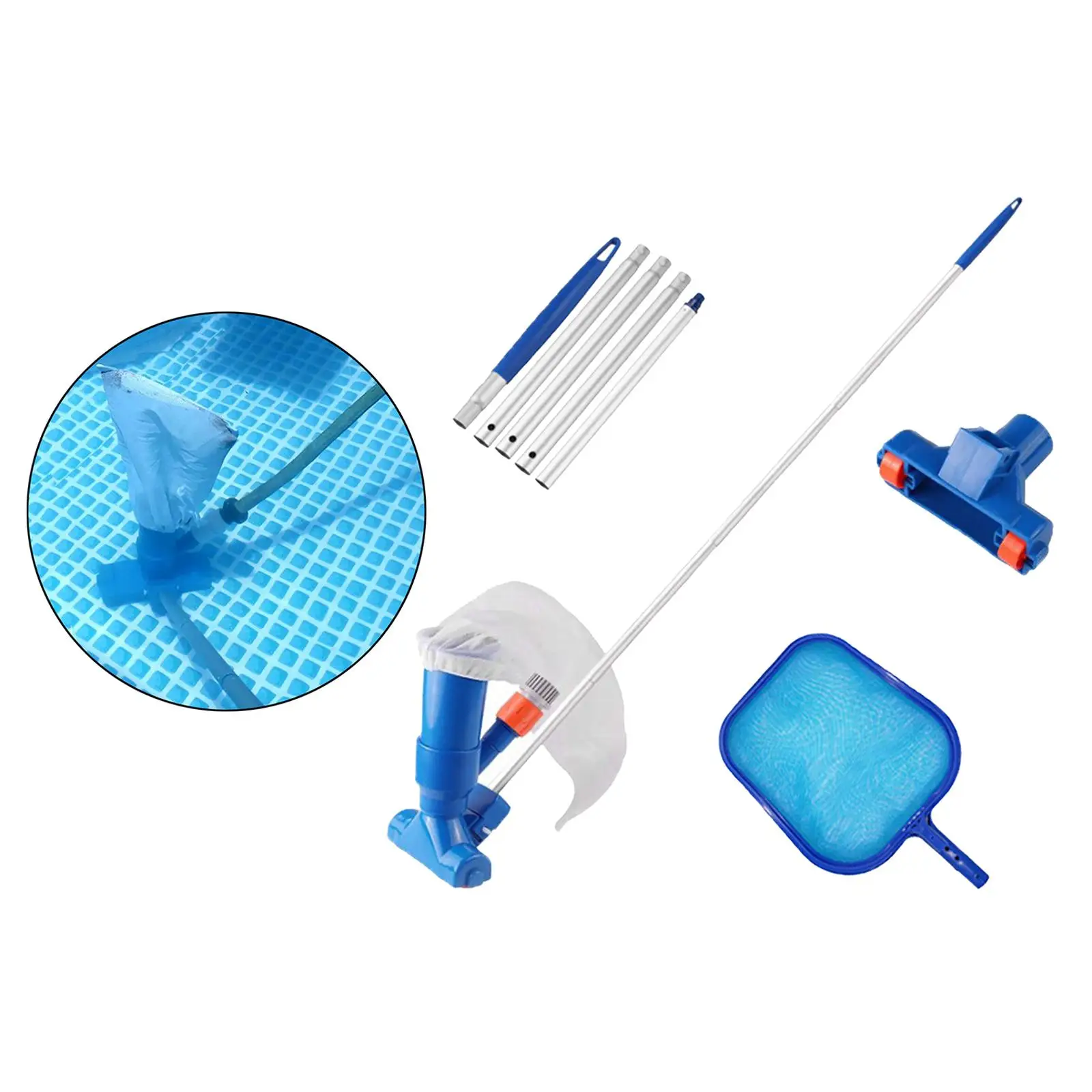 Portable Pool Cleaning Maintenance Set Fine Mesh Net Water Vacuum Spray Handle Spa Cleaning Accessories Cleaner Tools
Portable Pool Cleaning Maintenance Set Fine Mesh Net Water Vacuum Spray Handle Spa Cleaning Accessories Cleaner Tools